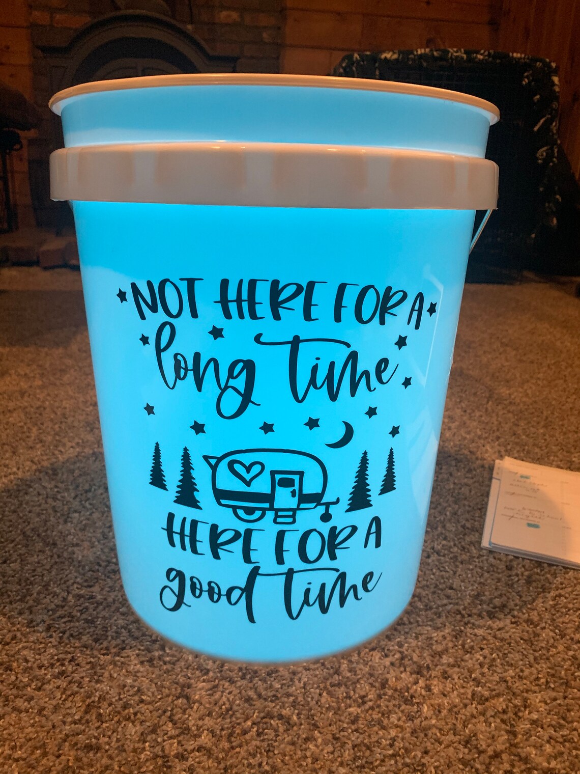 Camping LED BucketLED 5 Gallon BucketOutdoor DecorBucket Etsy
