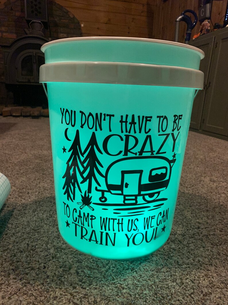 Camping LED BucketLED 5 Gallon BucketOutdoor DecorBucket Etsy