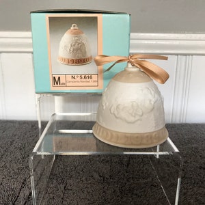 Lladro Annual 1989 Christmas bell - Porcelain bell ornament - Campanita Navidad