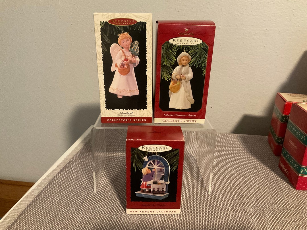Collection of Hallmark Ornaments Christkindl Christmas Visitors Kolyada
