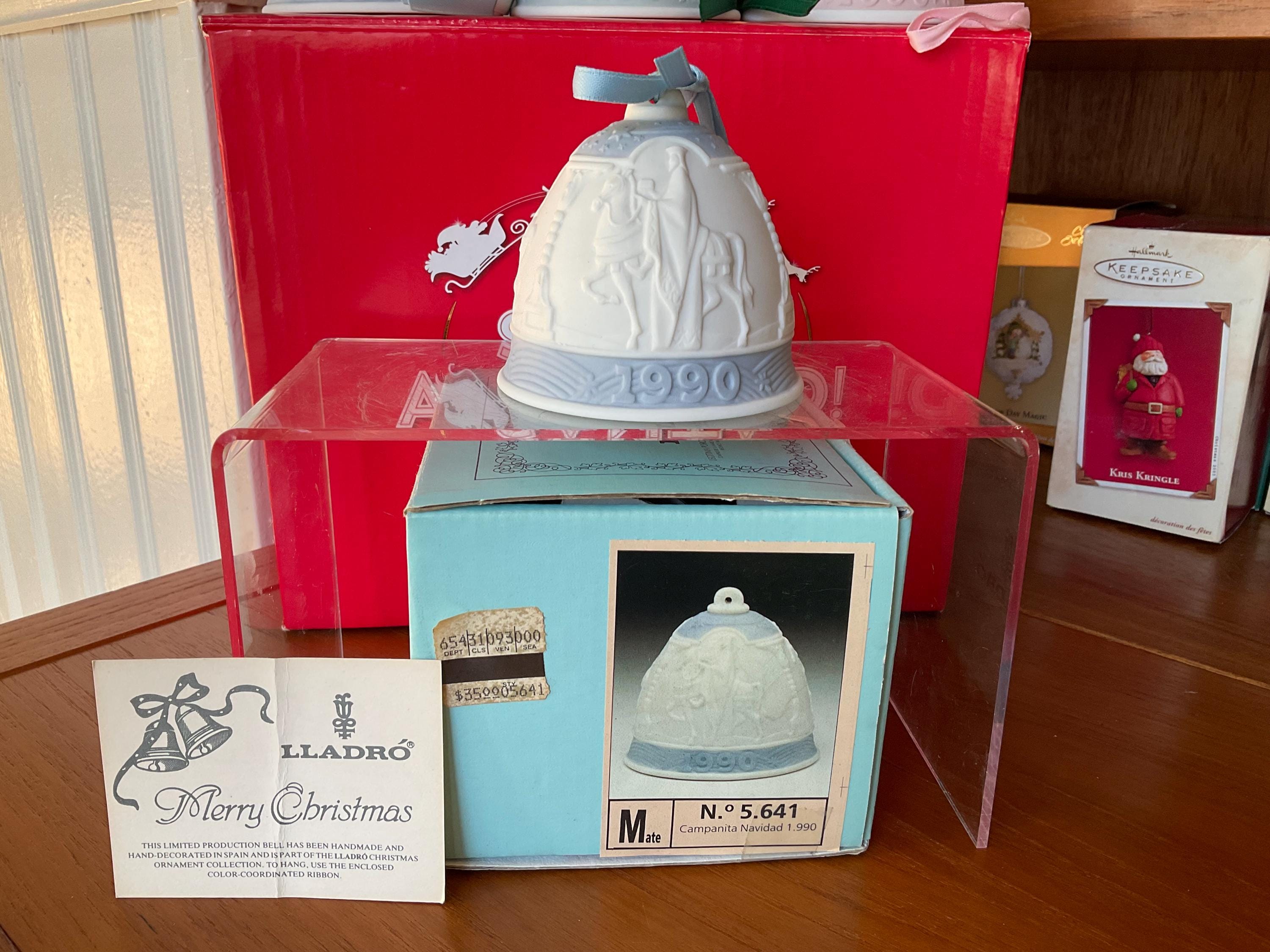 Lladro Christmas Bell 1990 - Etsy