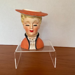 Vintage Lady Head Vase - Napco - Lefton - Inarco - Napcoware - Trimont - retro decor and design - nostalgic gifts - dresser accessories