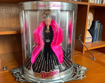 Muñeca Barbie - Felices Fiestas Barbie 1998 - Juguetes vintage - Muñecas coleccionables