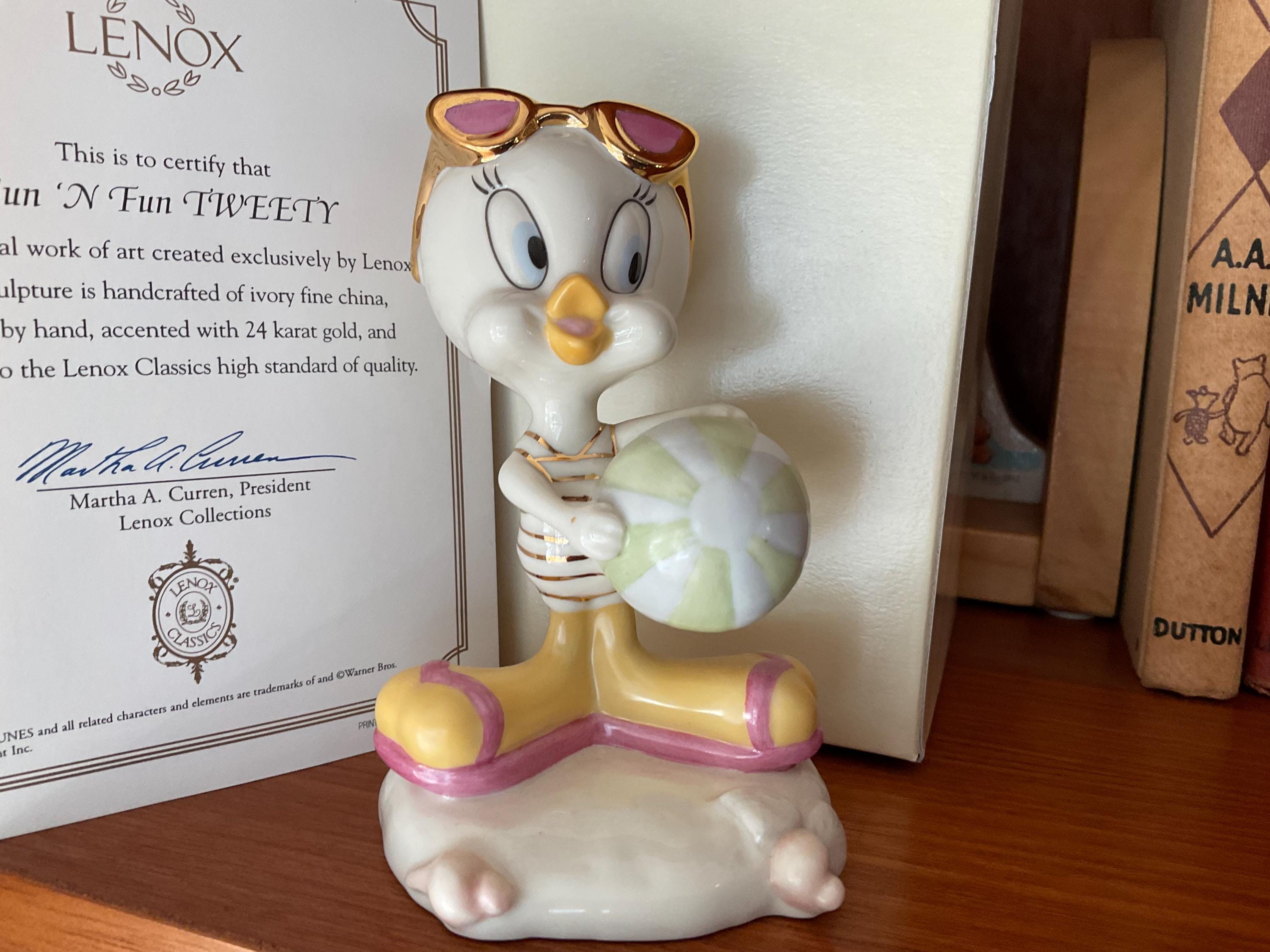 Tweety Bird 置物 シリアルナンバー入り Lenox tweety bird - Etsy 日本