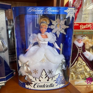 Barbie Disney Cinderella holiday Princess - first in series - 1996 Barbie - vintage dolls and retro toys