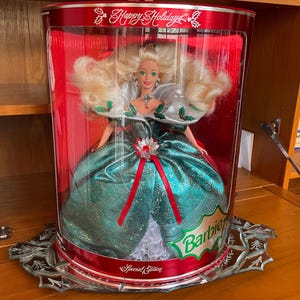 Barbie - 1995 Happy Holidays Barbie Puppe - Sonderedition - Vintage Spielzeug - Retro Puppen