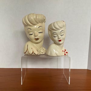 Vintage Lady Head Vase Set: Napco, Lefton, Inarco Glamour Girls