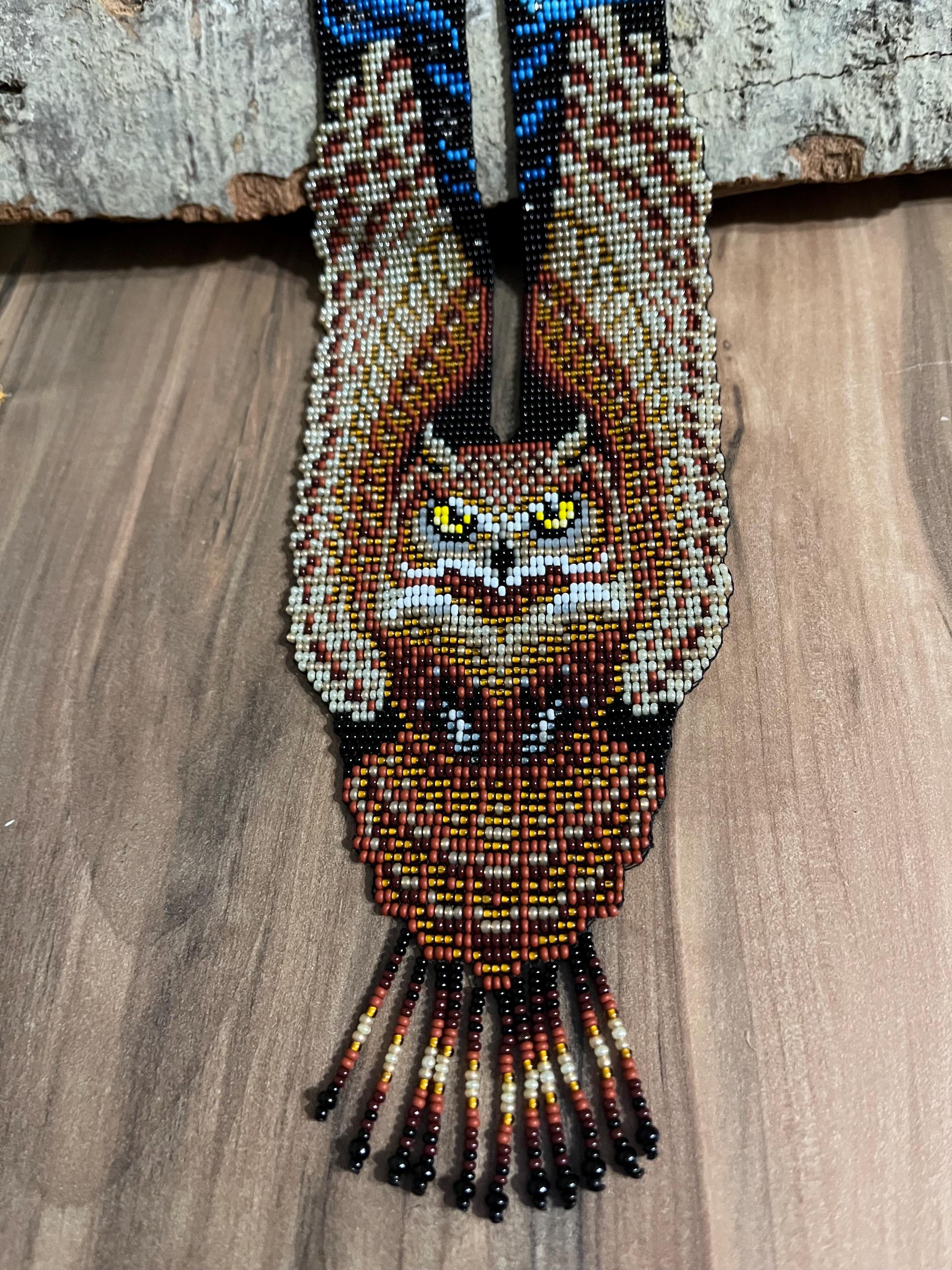 Owl Necklace, Mystic Jewelry, Wisdom Symbol, Spiritual Animal Jewelry, Boho Statement Necklace, Hand