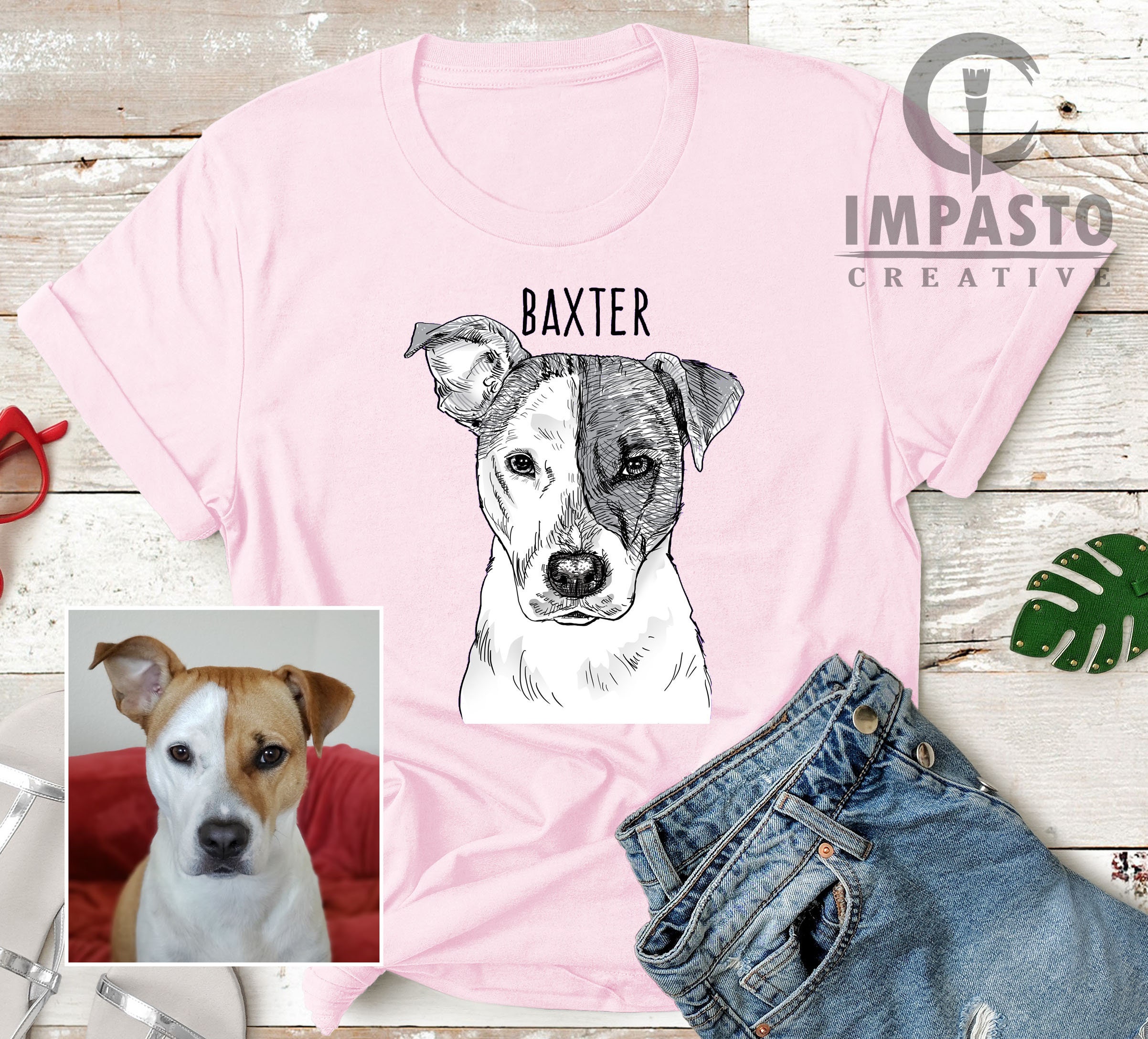 Custom Pet T Shirt Design Your Pet Art on T Shirt Pet Etsy UK