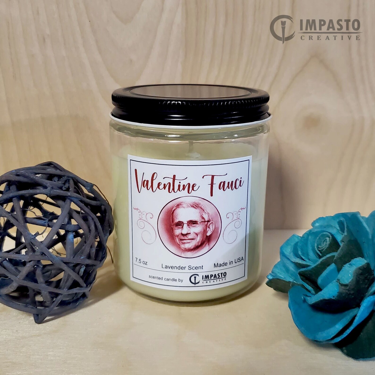 Valentine Fauci Scented Candle Funny Candle Humorous Candle Etsy