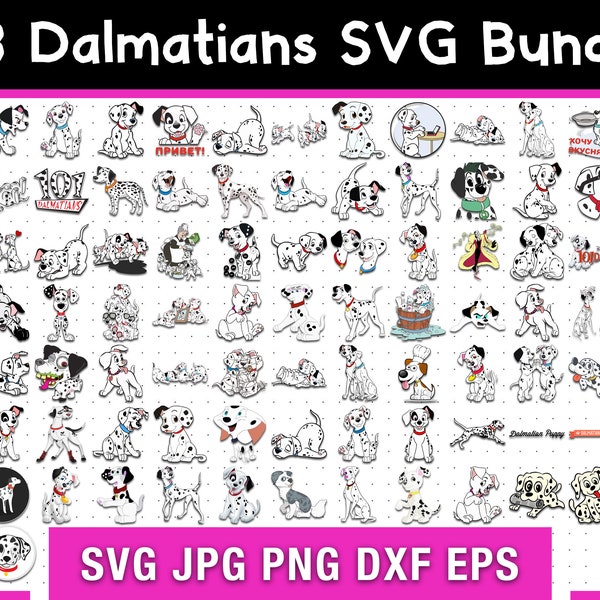 93 Dalmatians Sketch SVG, Dalmatians SVG, Digital SVG, Sublimation, Cricut File, Movie Sketched Svg | Pdf | Jpg