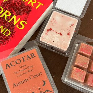 Autum Court Wax Melt | Book Wax Melts | ACOTAR Inspired | Bookish Wax Melts | A Court of Thorns and Roses |