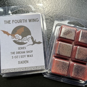 Xaden Wax Melt | Book Wax Melts | The Fourth Wing Inspired | Bookish Wax Melts | Dragon Rider |