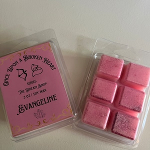 Evangeline Wax Melt | Book Wax Melts | OUABH Inspired | Bookish Wax Melts | Once Upon A Broken Heart |