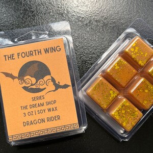 Dragon Rider Wax Melt | Book Wax Melts | The Fourth Wing Inspired | Bookish Wax Melts | Dragon Rider |