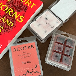 Nesta Wax Melt | Book Wax Melts | ACOTAR Inspired | Bookish Wax Melts | A Court of Thorns and Roses |