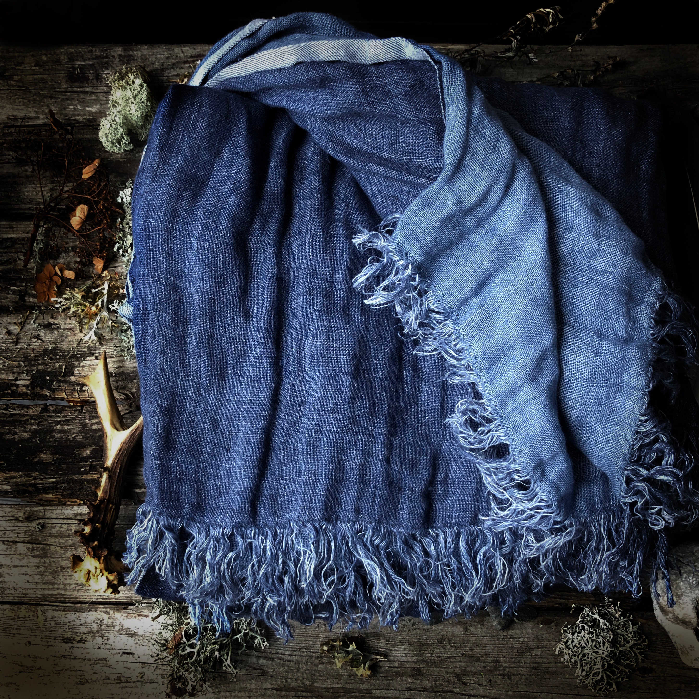 Gilden Tree 100% Natural Cotton Lattice Waffle Weave Hand Towel (Midnight Blue)