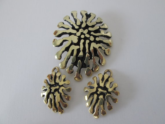 Mid Century Modern Brutalist jewelry