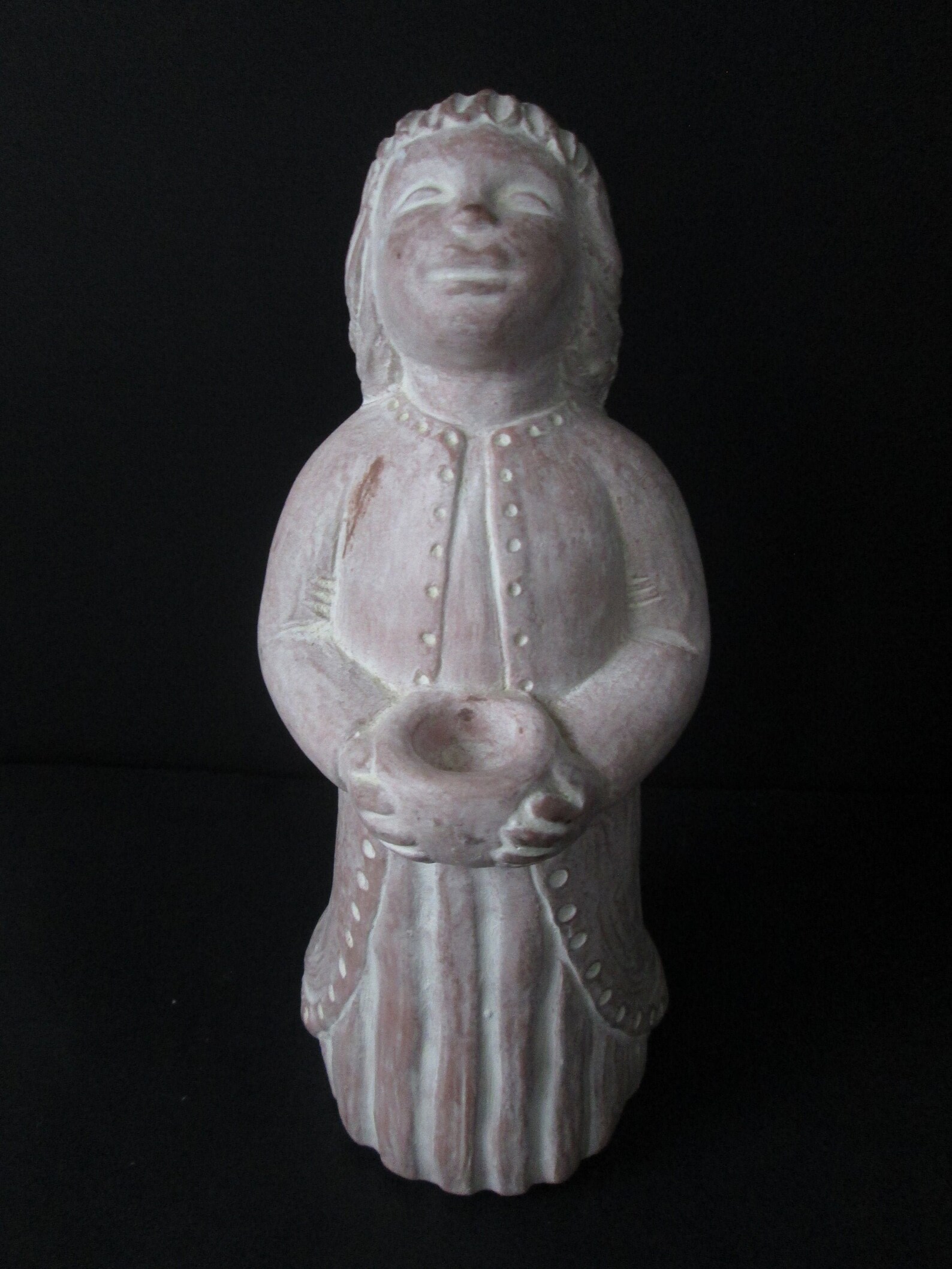 Isabel Bloom Large Angel Candle holder statue signed dated Etsy