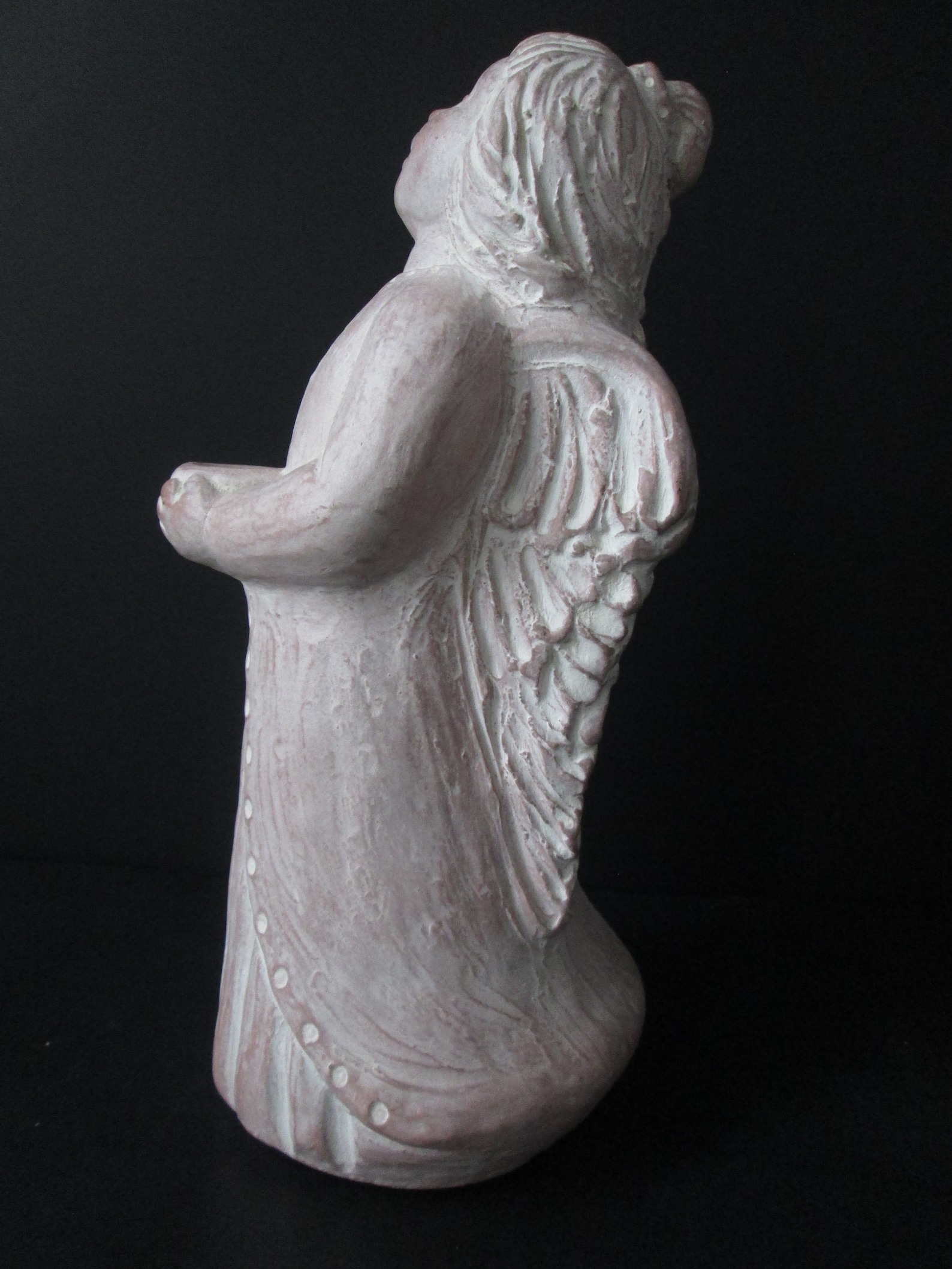 Isabel Bloom Large Angel Candle holder statue signed dated Etsy