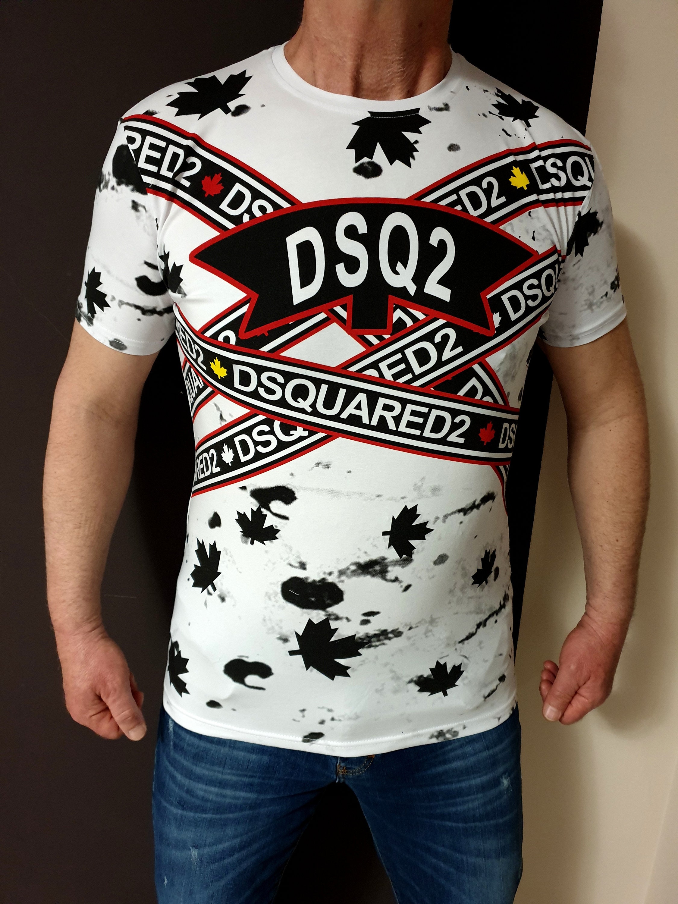 dsquared2 shirt wit