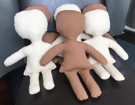 blank plush doll