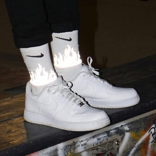 reflective nike socks
