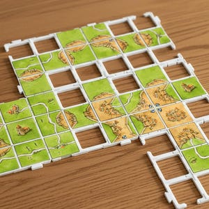 Carcassonne rutnätshållare | Förvaringstillbehör för brädspel med 3x3 rutnät