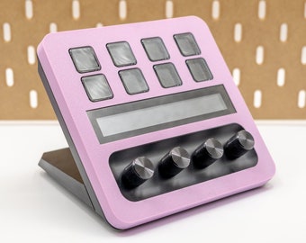 Stream Deck Plus + Cover | Change the color to White, Pink or even Gray or Black, and remove the logo from the faceplate