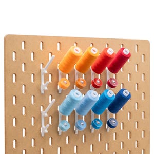 Thread Spool and Bobbin Holder for IKEA Skadis Accessory