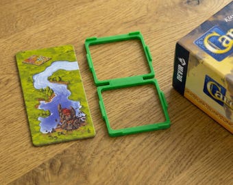 Carcassonne Grid Tile Holder 2x1 - Add-on Frame for "Castles in Germany", "Leipzig Markets" and "Dragon and Fairy"