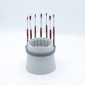 Brush Holder for Water Pot : Compatible with all brushes and other brands.