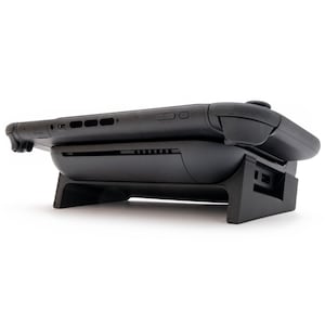 Switch 2 Horizontal Dock Stand for under TV table / shelf – Low Profile, Space‑Saving & Cooling Airflow Holder