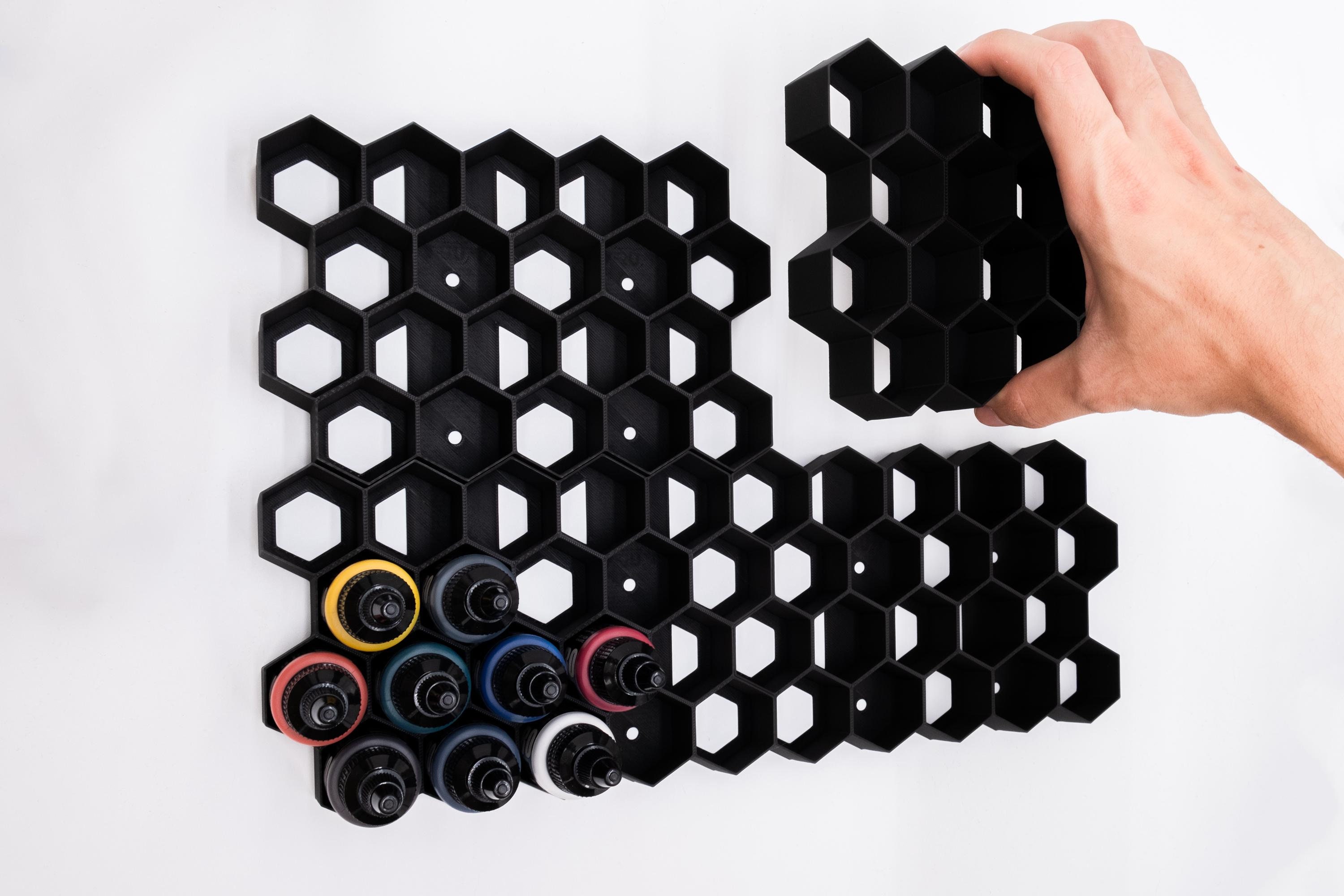 ホルベイン アートツールホルダー 508057 wgteh8f Hex Wall Proacryl Paint Bottle Holder | Monument Hobbies 22ml