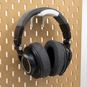 Headphones Holder for IKEA SKADIS or UPPSPEL pegboard - Headphones Mount