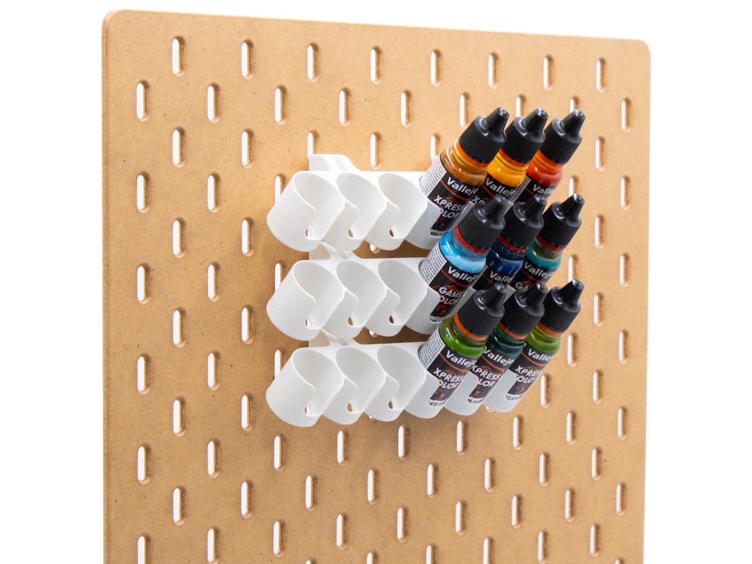 IKEA SKADIS Paint Dropper Bottle Holder Army Painter, Vallejo