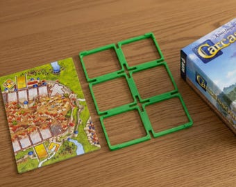 Carcassonne Tile Holder 2x3 – "Siege and Defense", "Jousts and Crests" Add-on