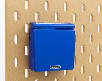 Gameboy Advance SP Holder for IKEA SKADIS Pegboard, Wall Mount Support Stand for Retro Console Display and Gaming Setup