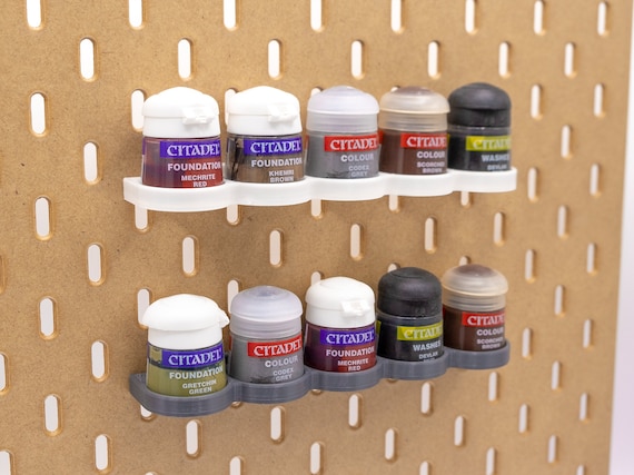 Pot de peinture Citadel 12 ml pour IKEA SKADIS Support acrylique pour  miniatures, organisation pour peintures acryliques -  France