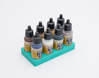 Paint Dropper Bottle Holder | Army Painter, Vallejo... | Organization for Acrylic Paints 17ml and 18ml | Drawers, Table, Shelfs...