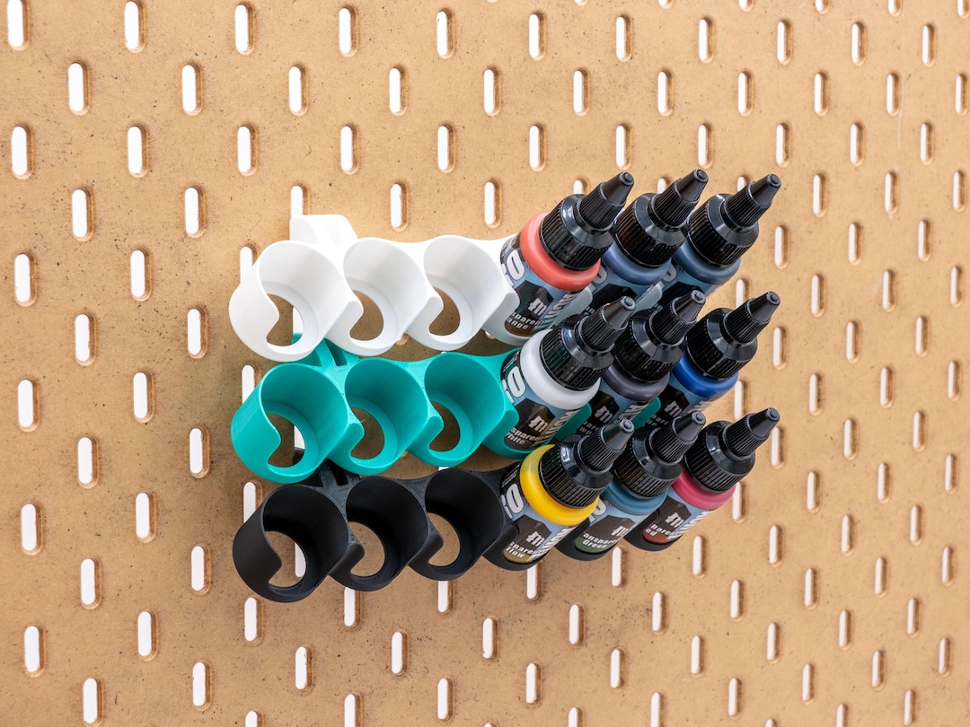 IKEA SKADIS Paint Holder for Proacryl 22ml | Acrylic Paint Organizer ...