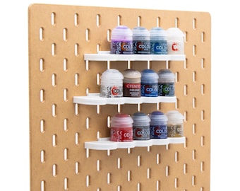 12ml and 24ml Paint Holder for IKEA SKADIS (32mm diameter) | Acrylics holder for miniatures, Organization for acrylic paints