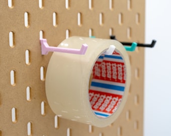 Washi Masking Tape Holder and Dispenser for Ikea Skadis Pegboard