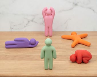 メッカ カメレオン ミニフィギュア、5ポーズかくれんぼキャラクター、ゲーマーデスクデコレーション