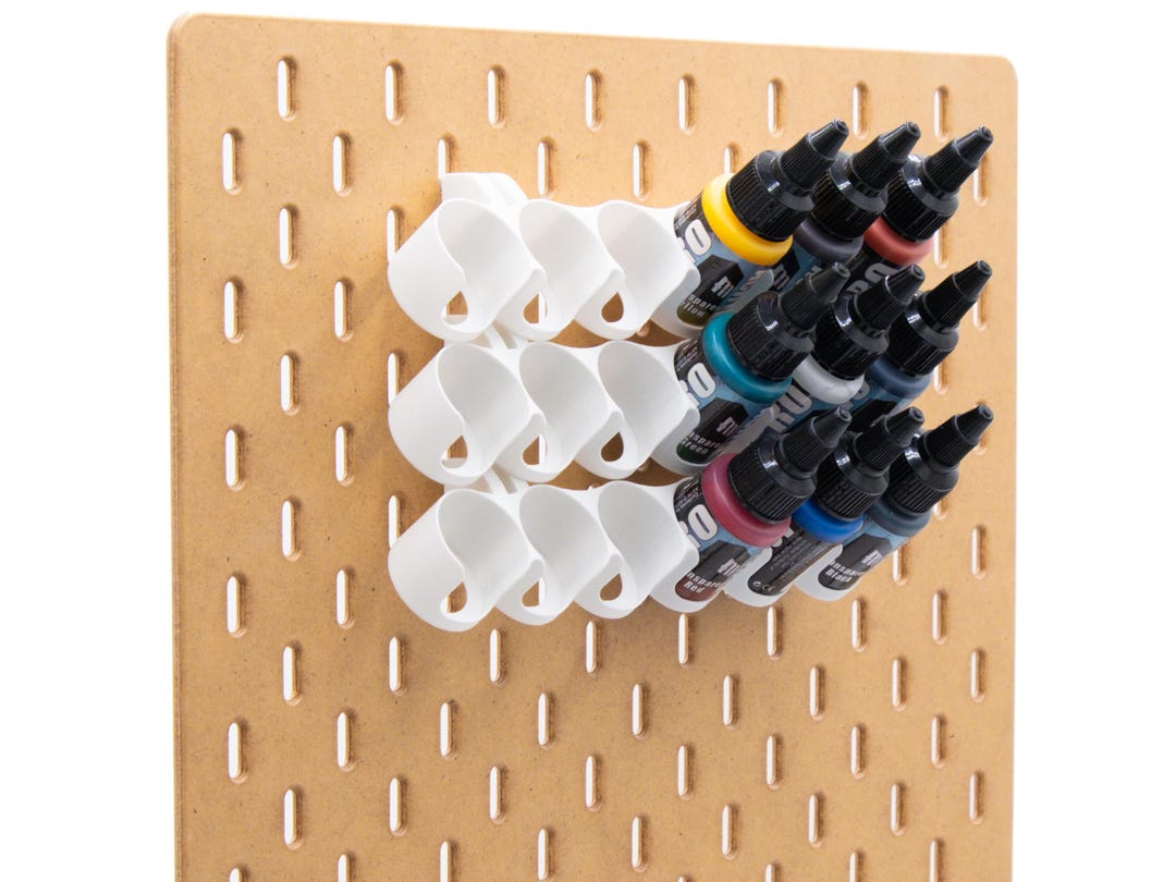 IKEA SKADIS Paint Holder for Proacryl 22ml | Acrylic Paint Organizer ...