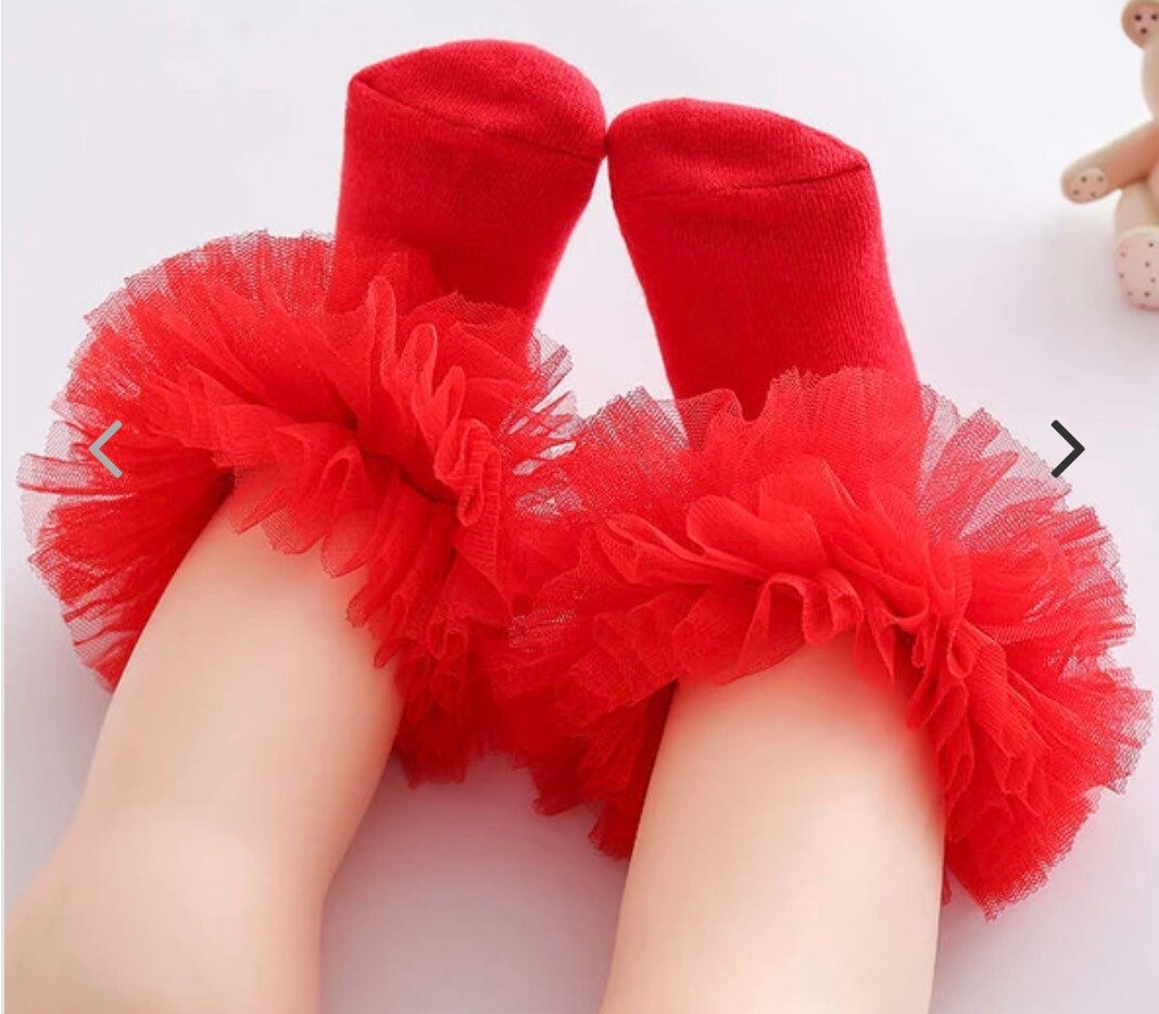 Babys ruffle top socks toddler ruffle socks frilly baby Etsy