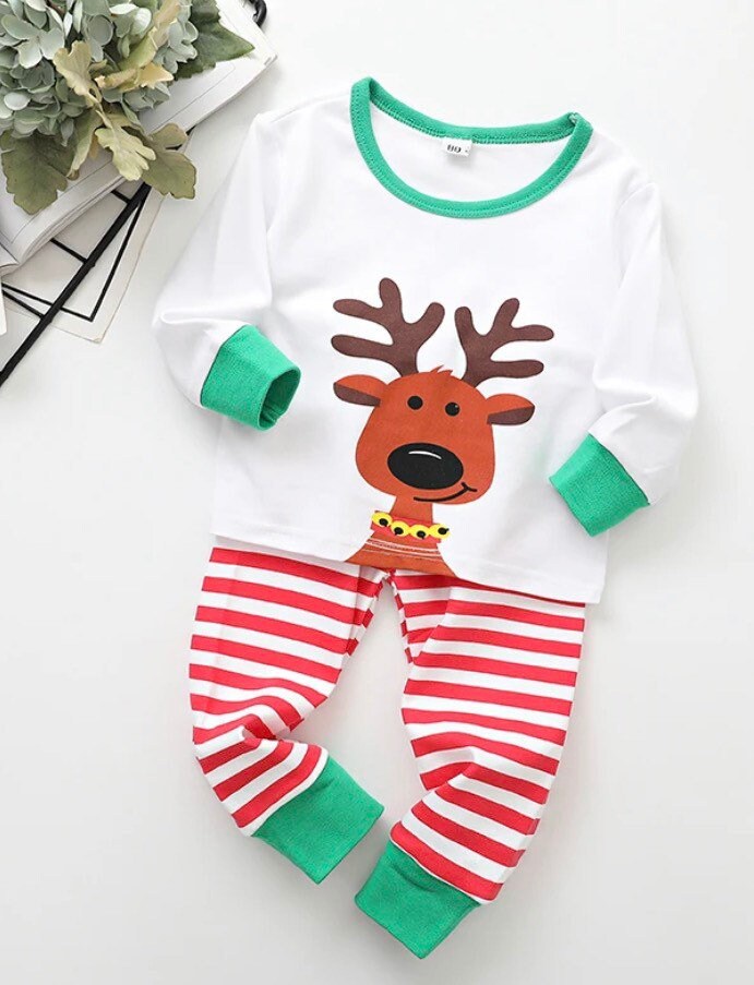 Childrens Christmas pajamas baby Christmas pajamas Etsy
