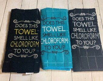 Machine embroidery designs for does this towel smell like chloroform to Machine embroidery designs for does this towel smell like chloroform to