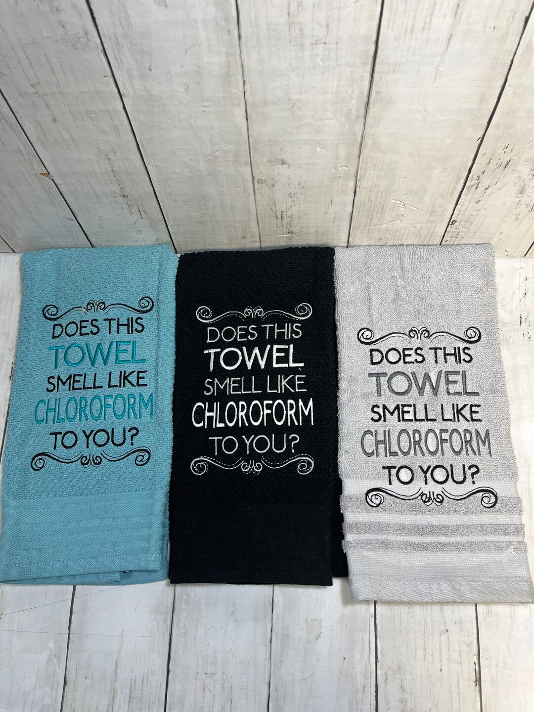 Hand Towel Does This Towel Smell Like Chloroform to You True Etsy