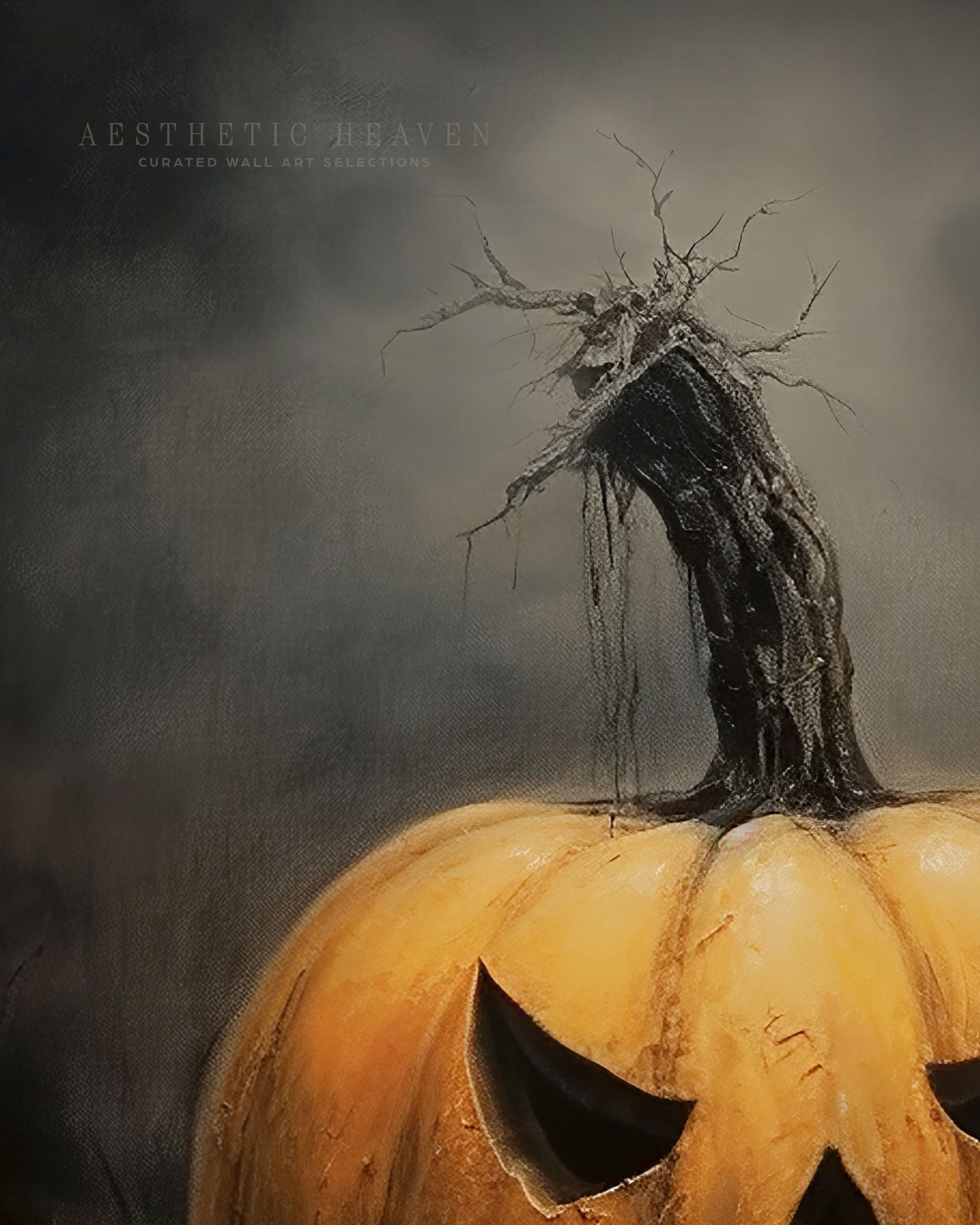 Jack O Lantern Halloween Art | Halloween Pumpkin | Spooky Carved ...